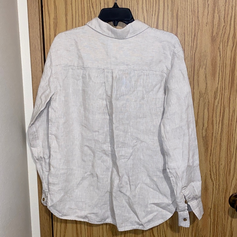 Athleta Retreat Linen Top XS - Picture 3 of 6